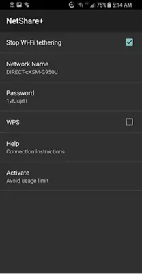 NetShare+ Wifi Tether android App screenshot 1